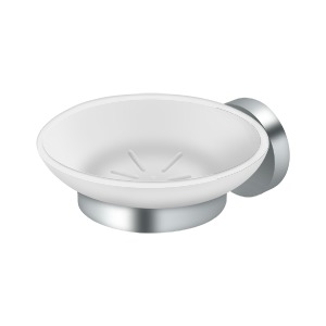 Deltana BBS2012-26 Frosted Glass Soap Dish BBS Series