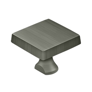 Deltana KBSU15A Solid Brass Square Knob For HD Bolt
