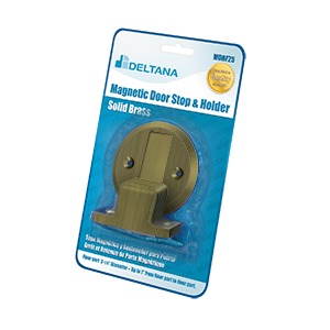 Deltana MDHF25BP5 Magnetic Door Holder Flush 2.5" Diameter Blister Pack