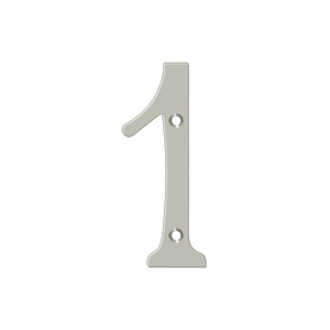 Deltana RN4-1U15 4" Numbers Solid Brass