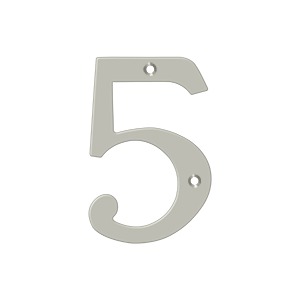 Deltana RN4-5U15 4" Numbers Solid Brass