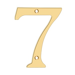 Deltana RN6-7 6" Numbers Solid Brass