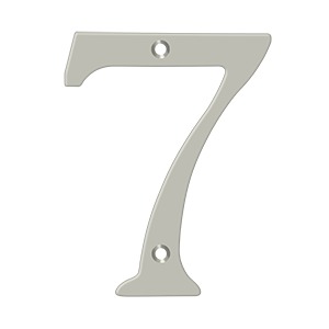 Deltana RN6-7U15 6" Numbers Solid Brass