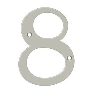 Deltana RN6-8U15 6" Numbers Solid Brass