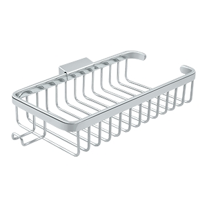 Deltana WBR1052HU26 Wire Basket 10-3/8" Rectangular Shallow With Hook - Click Image to Close