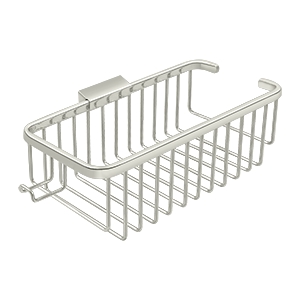Deltana WBR1054HU14 Wire Basket 10-3/8" Deep Rectangular with Hook - Click Image to Close