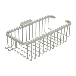 Deltana WBR1054HU15 Wire Basket 10-3/8" Deep Rectangular with Hook - Click Image to Close