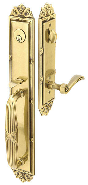 Emtek 4911 Imperial Brass Tubular Entry Set