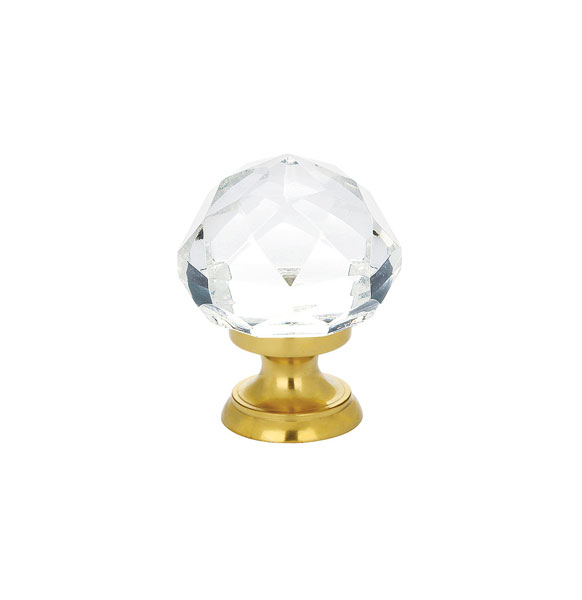 Emtek 86012 Diamond Crystal Knob 1 1/4"