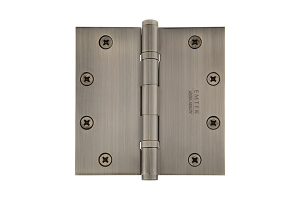 Emtek 5" x 5" with Square Corners Heavy Duty Ball Bearing Door Hinge - Click Image to Close