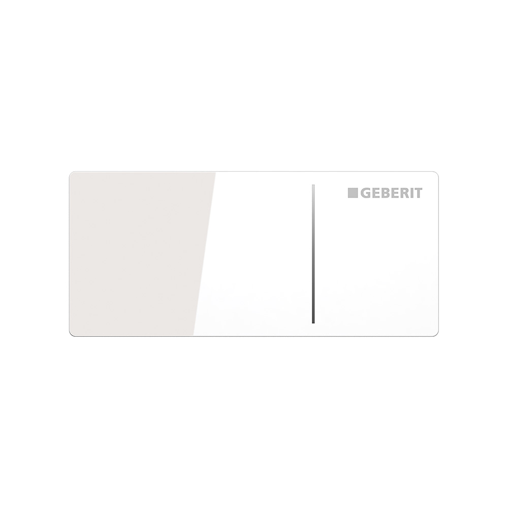 Geberit 115.084.SI.1 Type70 Remote Flush Actuator - White Glass