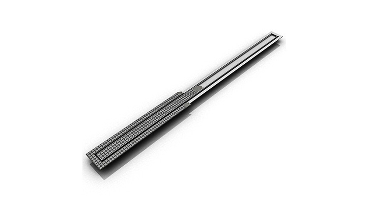 Infinity Drain FTTIF 6548 SS- FTTIF 65 Series 48 Inch Drain - Satin Stainless - Click Image to Close