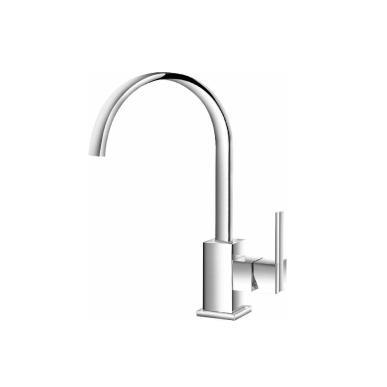 Isenberg 150.1500BN Single Hole Bathroom Faucet with Swivel Spout - Brushed Nickel