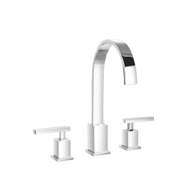 Isenberg 150.2000CP Three Hole 8" Widespread Two Handle Bathroom Faucet - Chrome - Click Image to Close