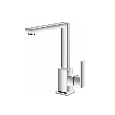 Isenberg 160.1500CP Single Hole Bathroom Faucet with Swivel Spout - Chrome - Click Image to Close