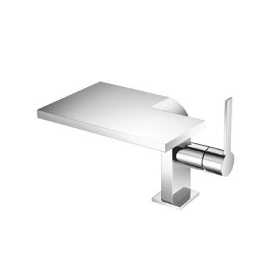 Isenberg C1001CP Single Hole Cascade Flow Waterfall Bathroom Faucet - Chrome