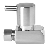 Mountain Plumbing MT5100L-NL/BRN Contemporary Lever Handle Straight Valve - Brushed Nickel