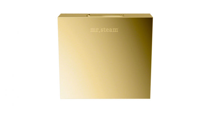 Mr Steam 104040PB AromaSteam Steam Head Square Polished Brass - Click Image to Close