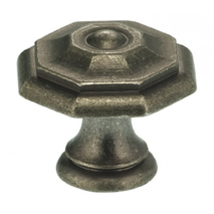 Omnia 9145/30 Cabinet Knob 1-3/16" dia - Vintage Iron