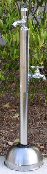 Outdoor Shower FSFSHB-300 Free Standing Cold Water Accessory Shower Unit - Click Image to Close