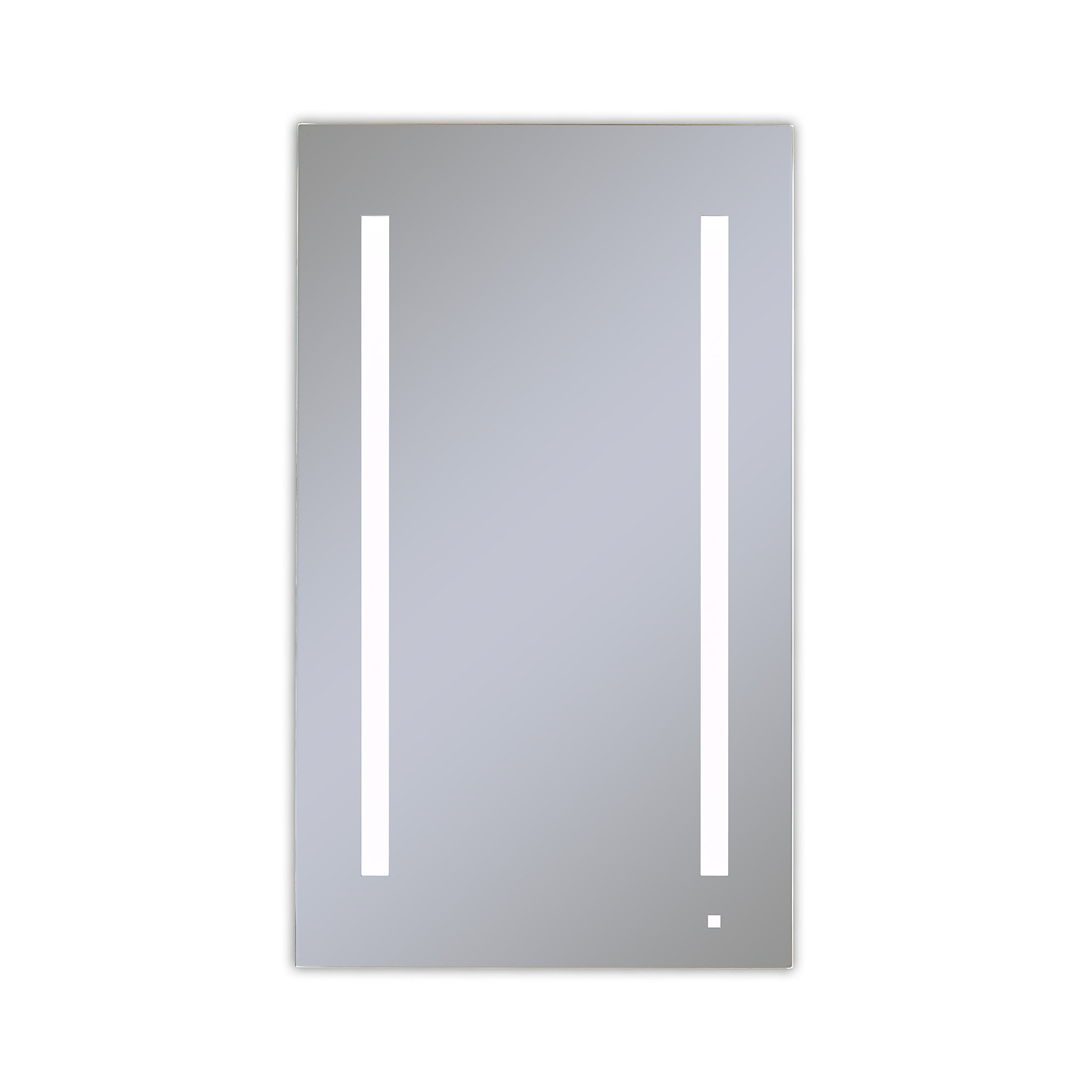 Robern AC2440D4P1L AiO Lighted Cabinet, 24" x 40" x 4", LUM Lighting, 4000K Temperature (Cool Light), Dimmable, Electrical Outle