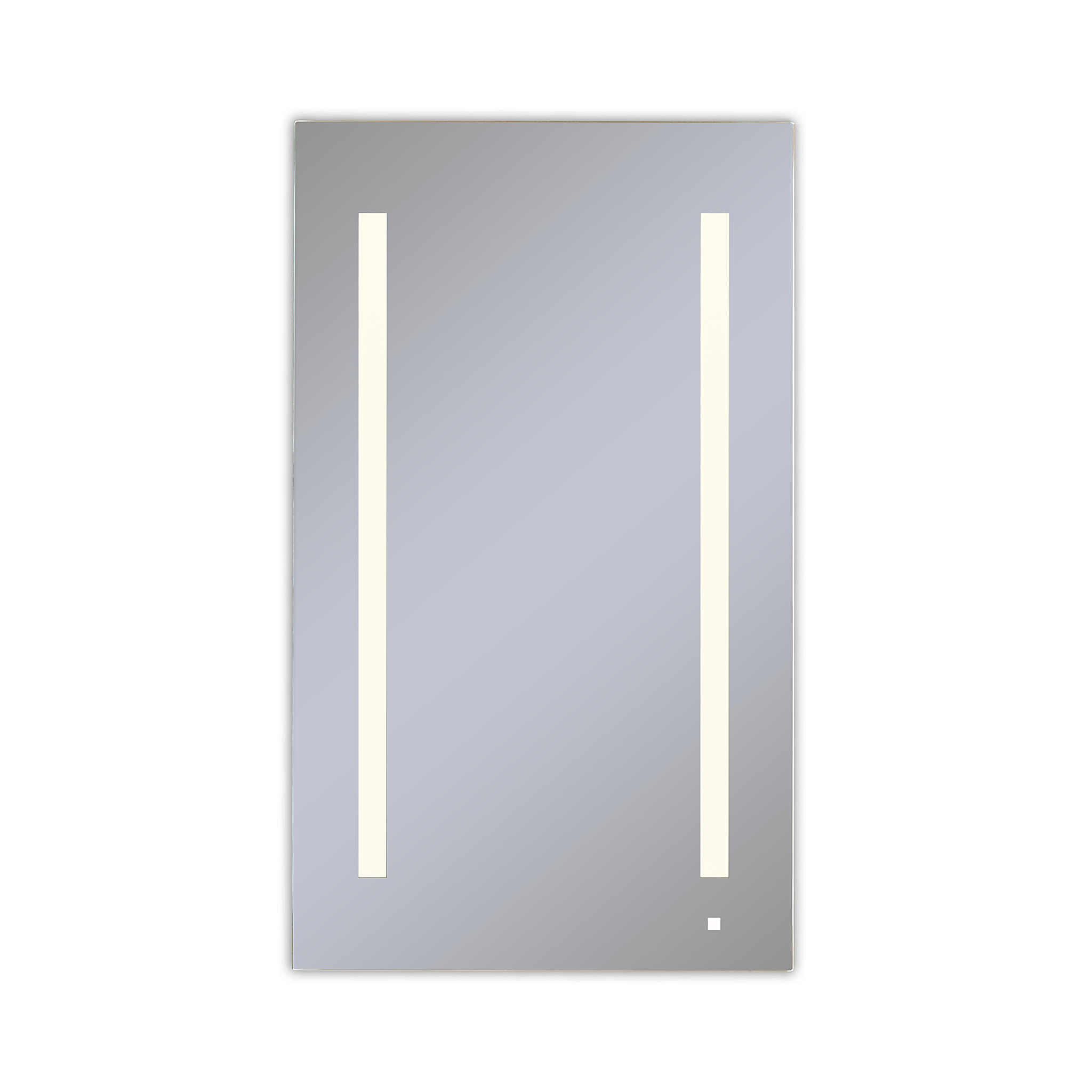 Robern AC2440D4P1LAW AiO Lighted Cabinet, 24" x 40" x 4", LUM Lighting, 2700K Temperature (Warm Light), Dimmable, OM Audio, Elec