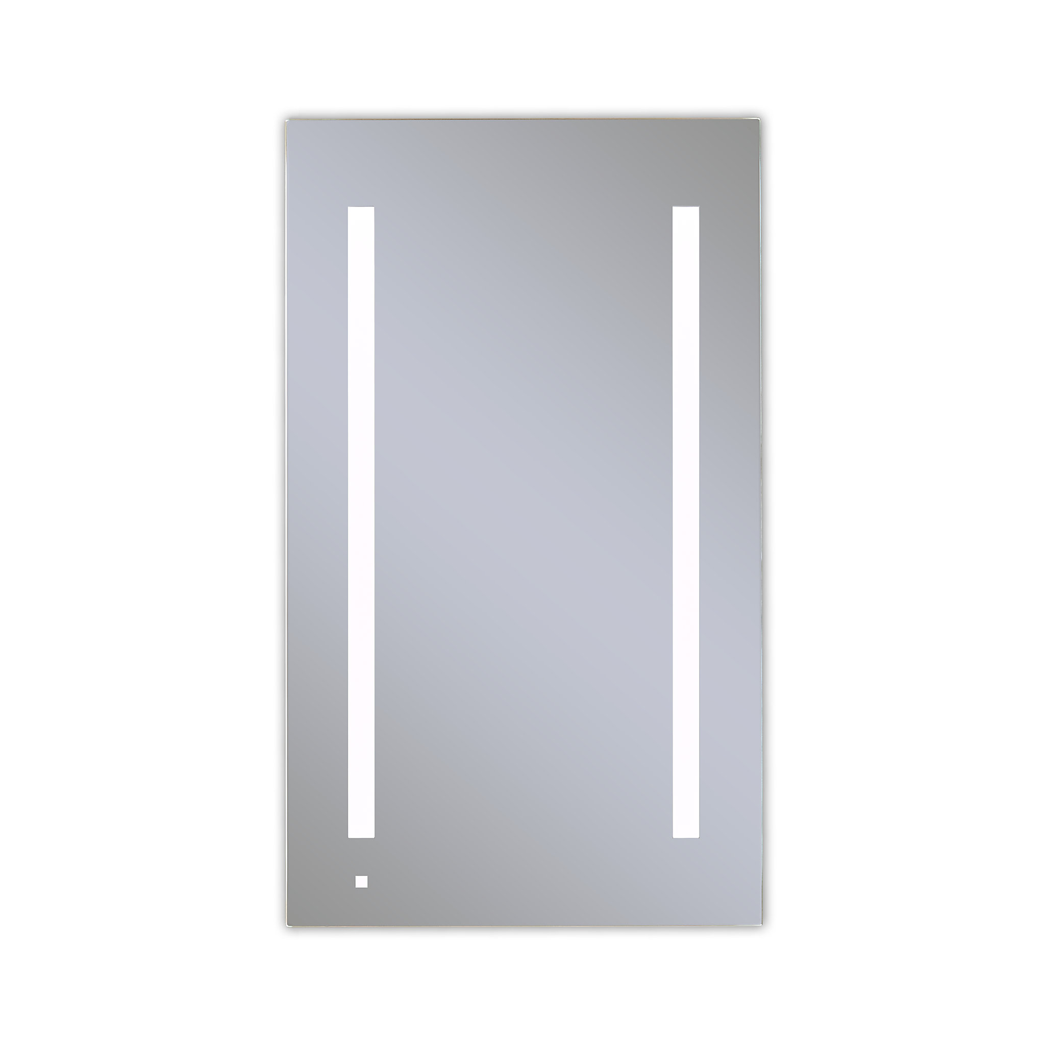 Robern AC2440D4P1R AiO Lighted Cabinet, 24" x 40" x 4", LUM Lighting, 4000K Temperature (Cool Light), Dimmable, Electrical Outle