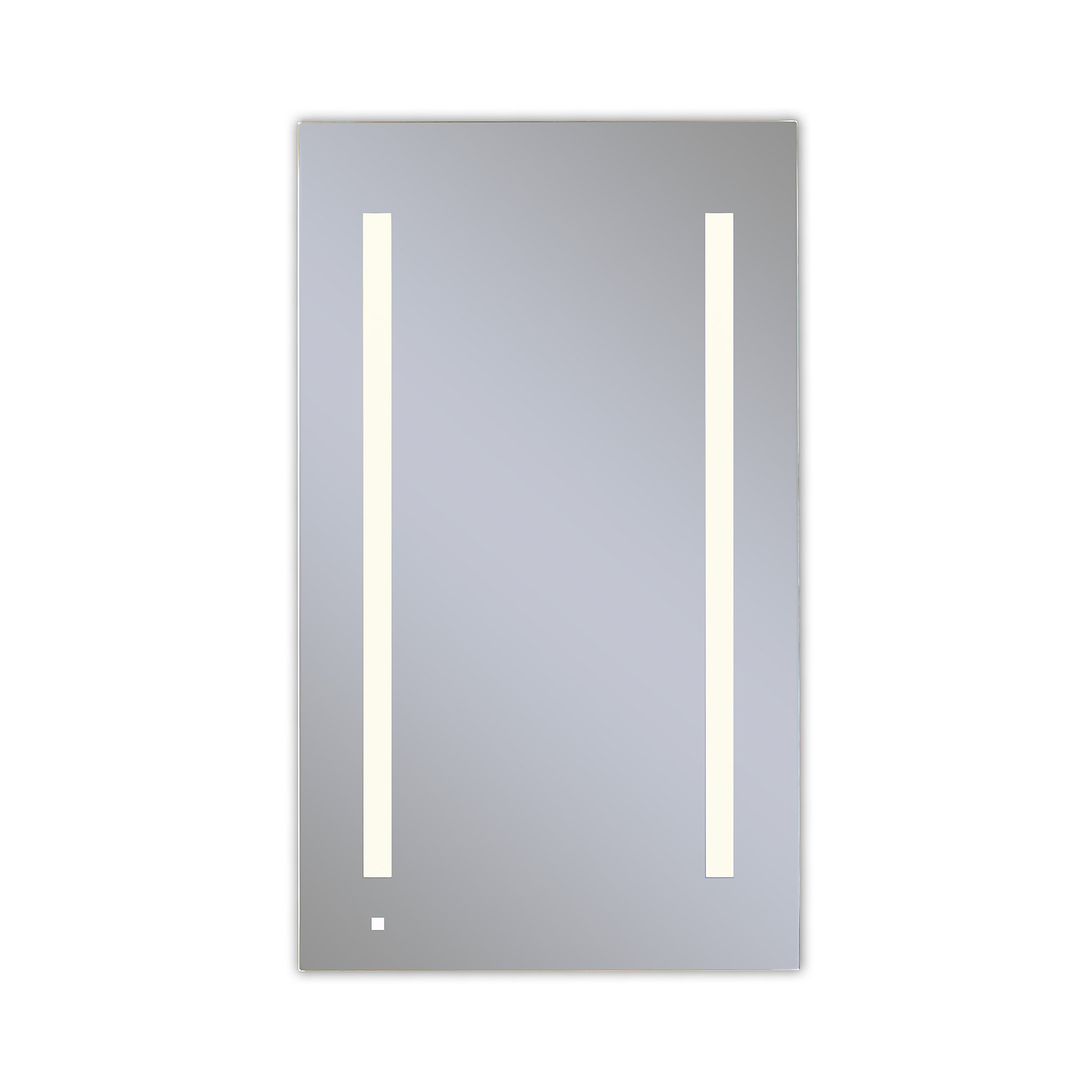 Robern AC2440D4P1RW AiO Lighted Cabinet, 24" x 40" x 4", LUM Lighting, 2700K Temperature (Warm Light), Dimmable, Electrical Outl
