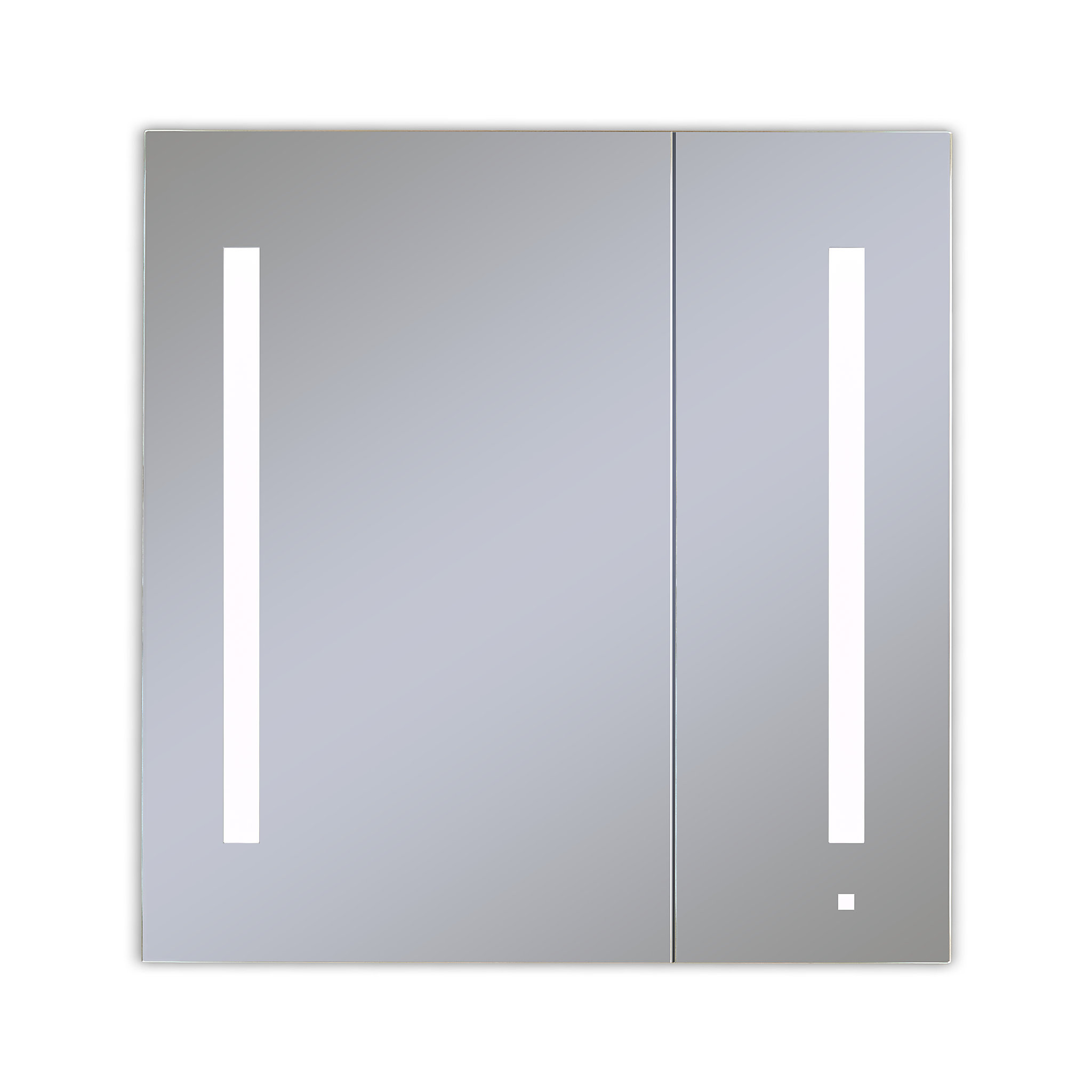 Robern AC3030D4P2LA AiO Lighted Cabinet, 30" x 30" x 4", Two Door, LUM Lighting, 4000K Temperature (Cool Light), Dimmable, OM Au