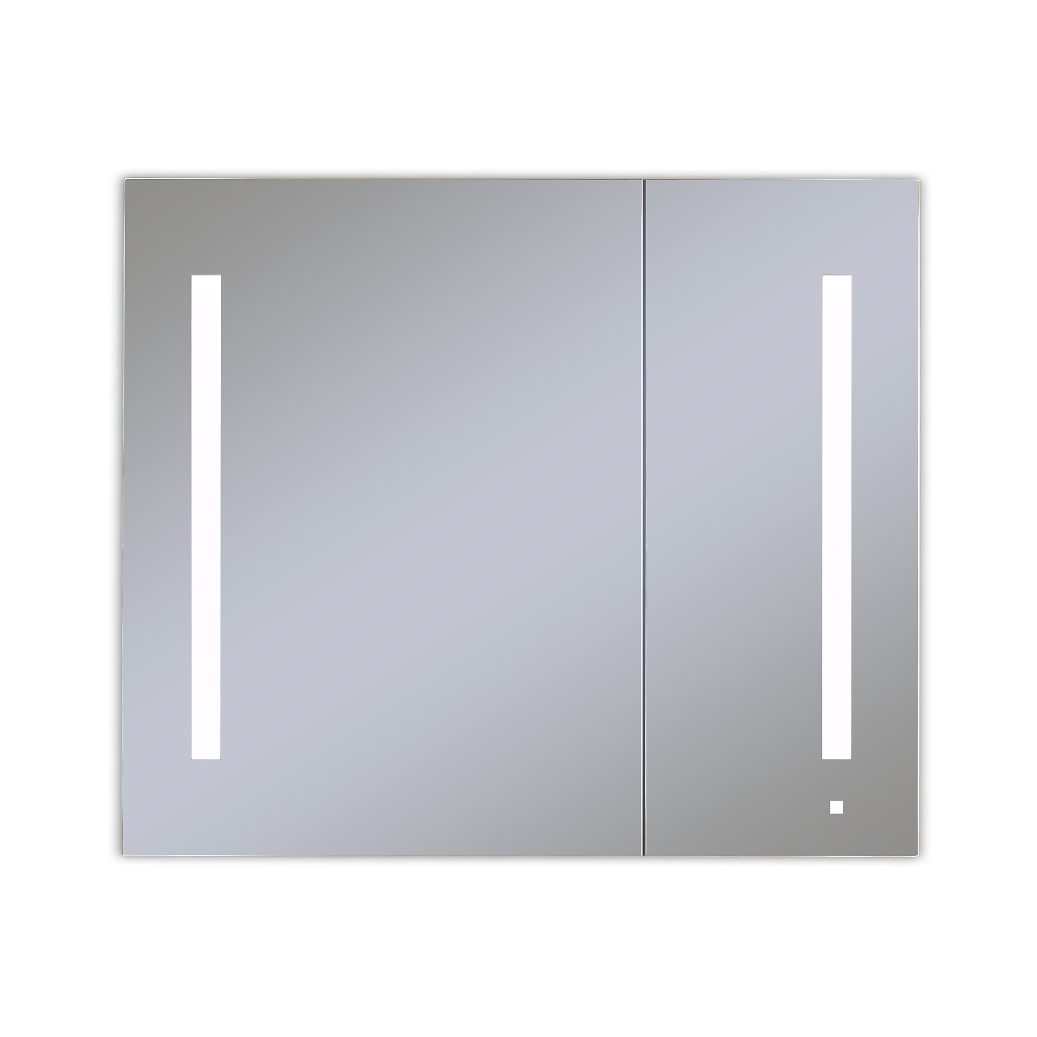 Robern AC3630D4P2L AiO Lighted Cabinet, 36" x 30" x 4", Two Door, LUM Lighting, 4000K Temperature (Cool Light), Dimmable, Electr