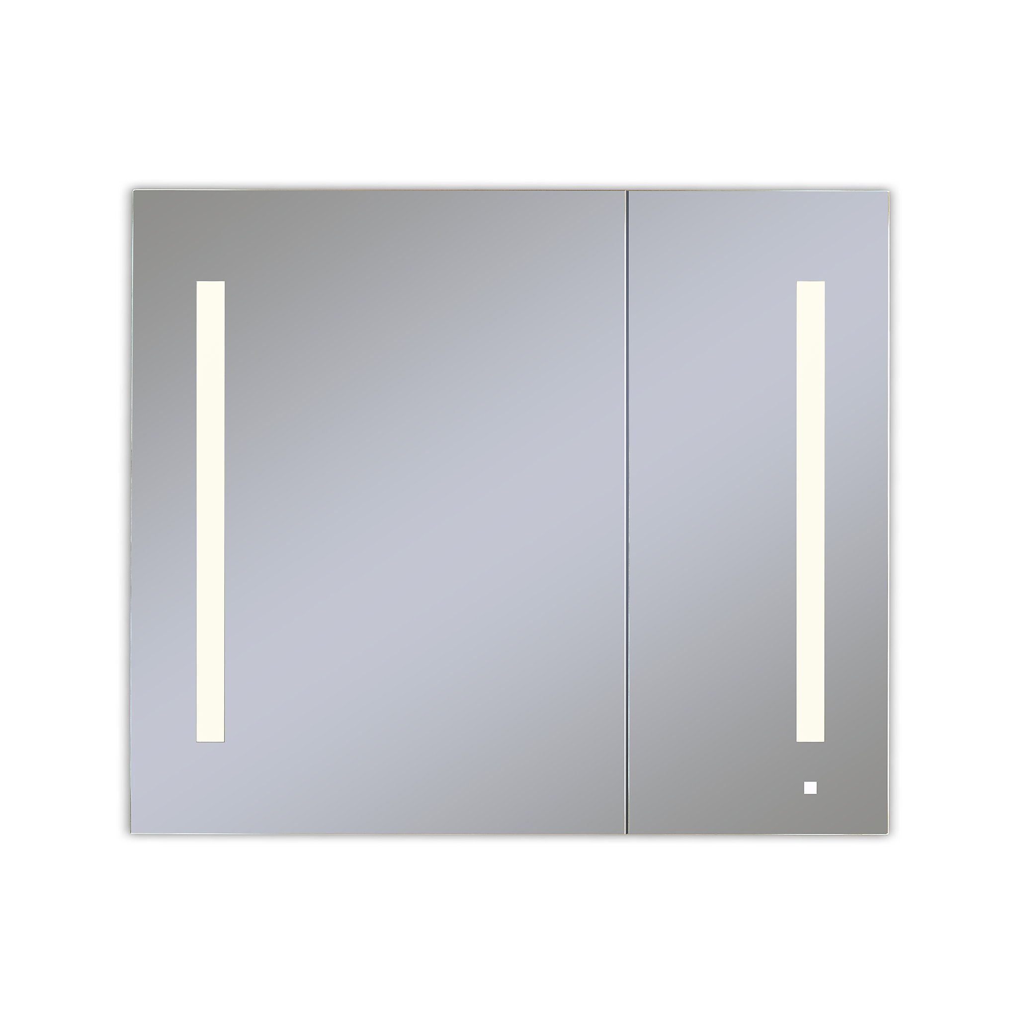 Robern AC3630D4P2LW AiO Lighted Cabinet, 36" x 30" x 4", Two Door, LUM Lighting, 2700K Temperature (Warm Light), Dimmable, Elect