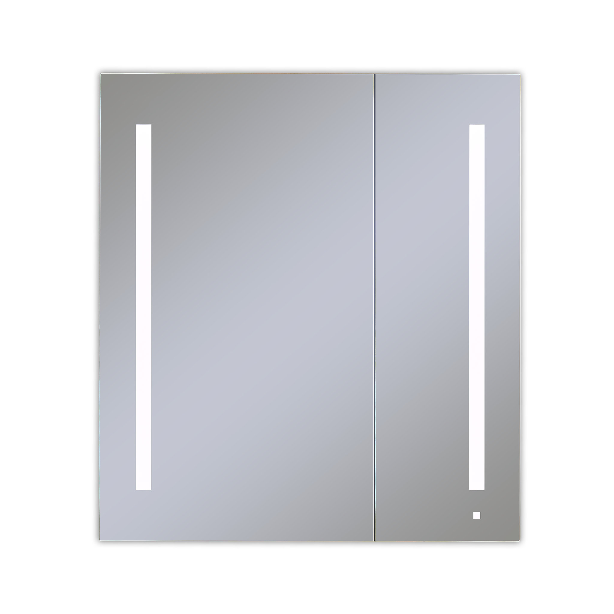 Robern AC3640D4P2L AiO Lighted Cabinet, 36" x 40" x 4", Two Door, LUM Lighting, 4000K Temperature (Cool Light), Dimmable, Electr