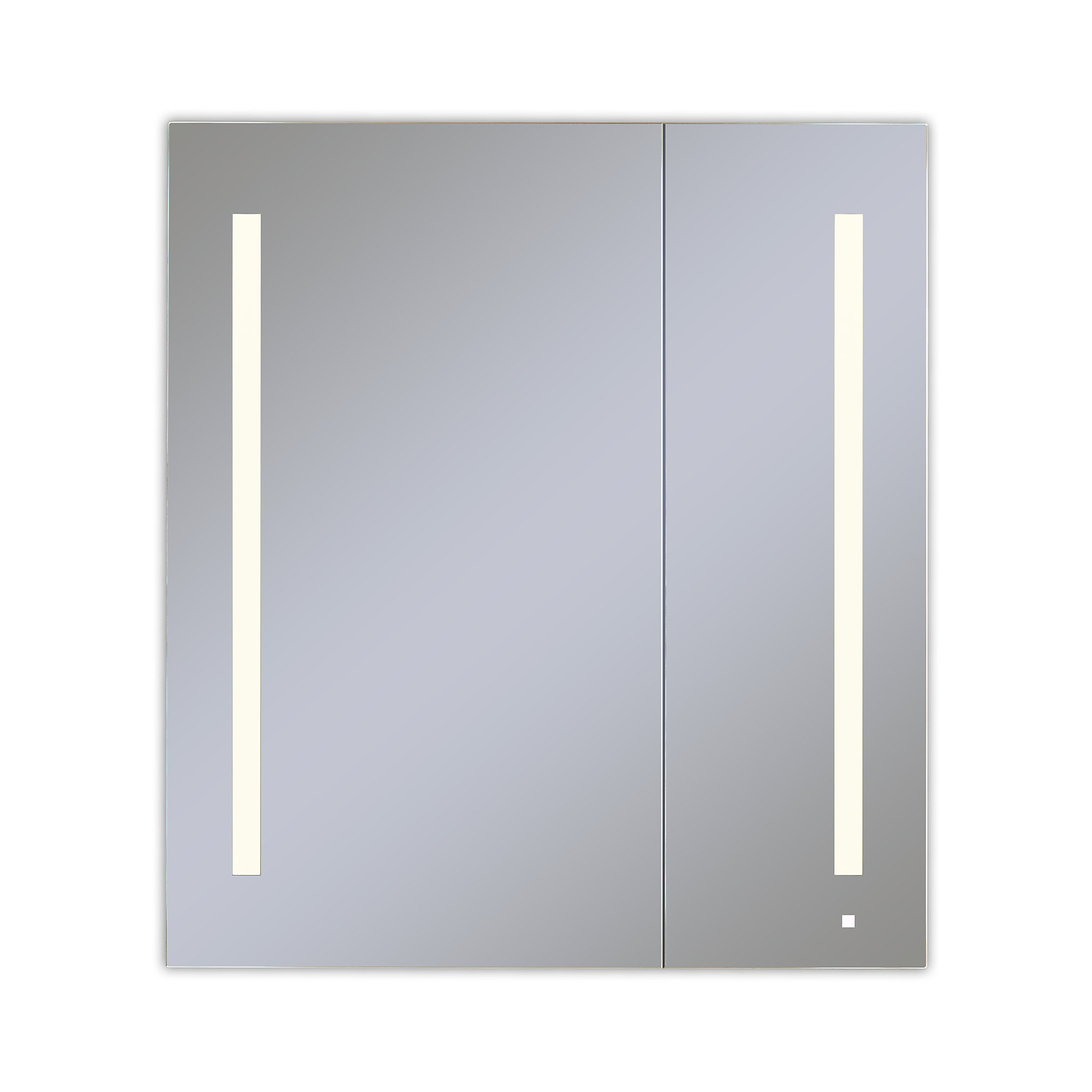 Robern AC3640D4P2LW AiO Lighted Cabinet, 36" x 40" x 4", Two Door, LUM Lighting, 2700K Temperature (Warm Light), Dimmable, Elect