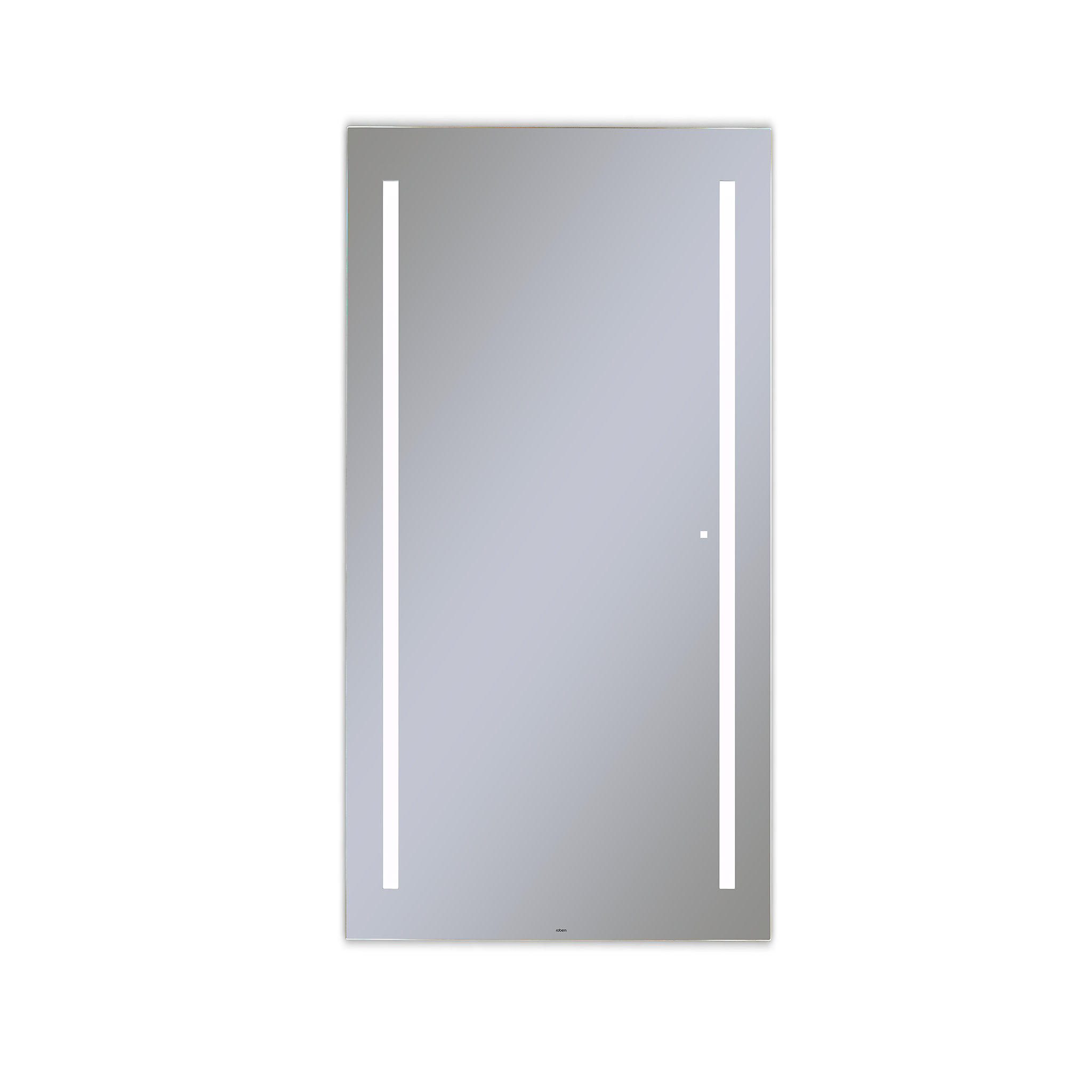 Robern AM3670RFPAiO Full Length Lighted Mirror, 36" x 70" x 1-1/2", LUM Lighting, 4000K Temperature (Cool Light), Dimmable, USB