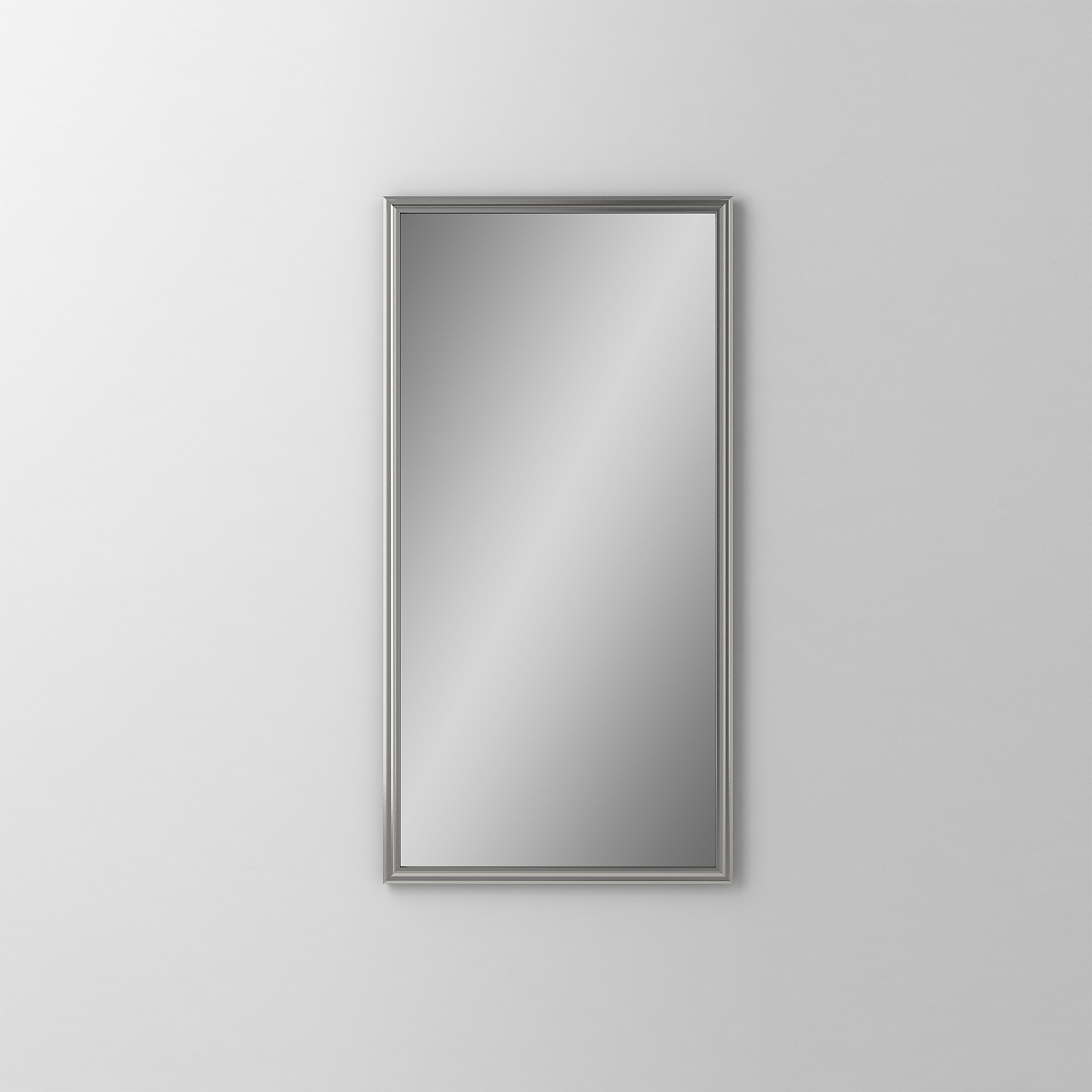 Robern DM1630RM70Main Line Mirror, 16" x 30" x 1-5/8", Rosemont Frame, Satin Nickel