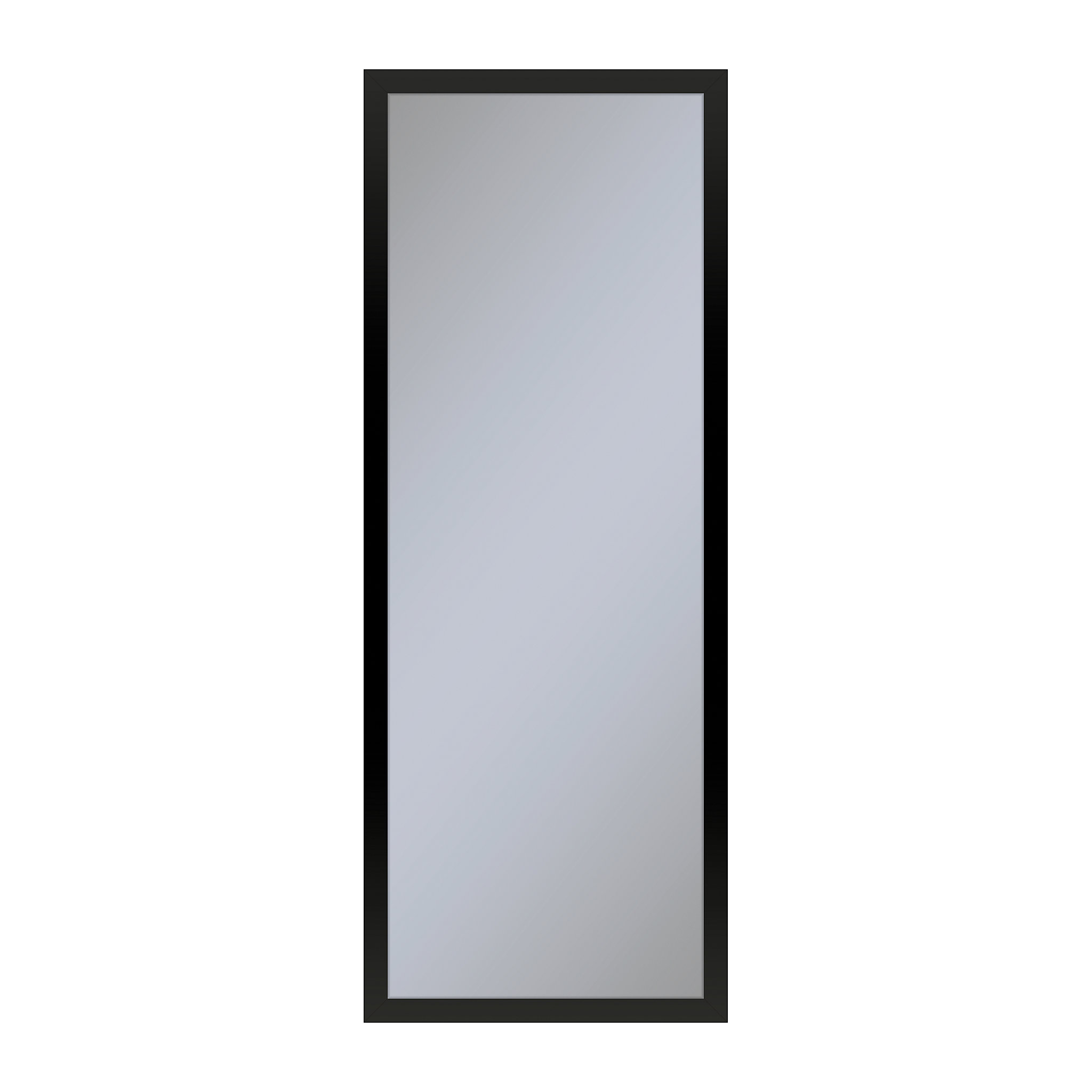 Robern PC1230D6TNN83 Profiles Framed Cabinet, 12" x 30" x 6", Matte Black, Non-Electric, Reversible Hinge