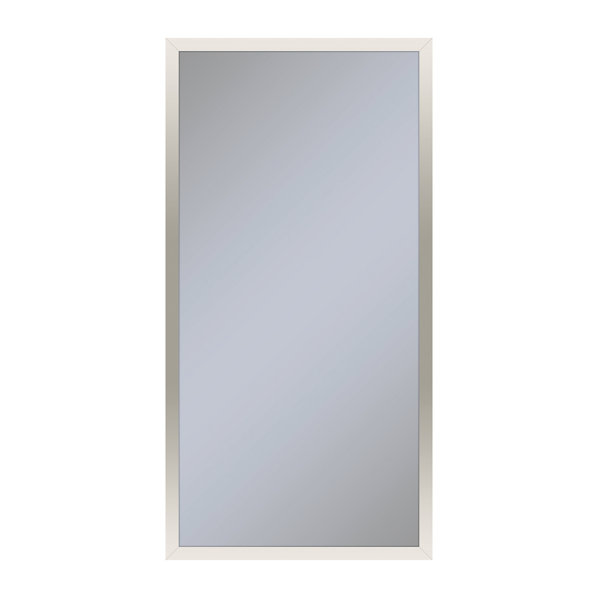Robern PC1630D6TNN77 Profiles Framed Cabinet, 16" x 30" x 6", Polished Nickel, Non-Electric, Reversible Hinge