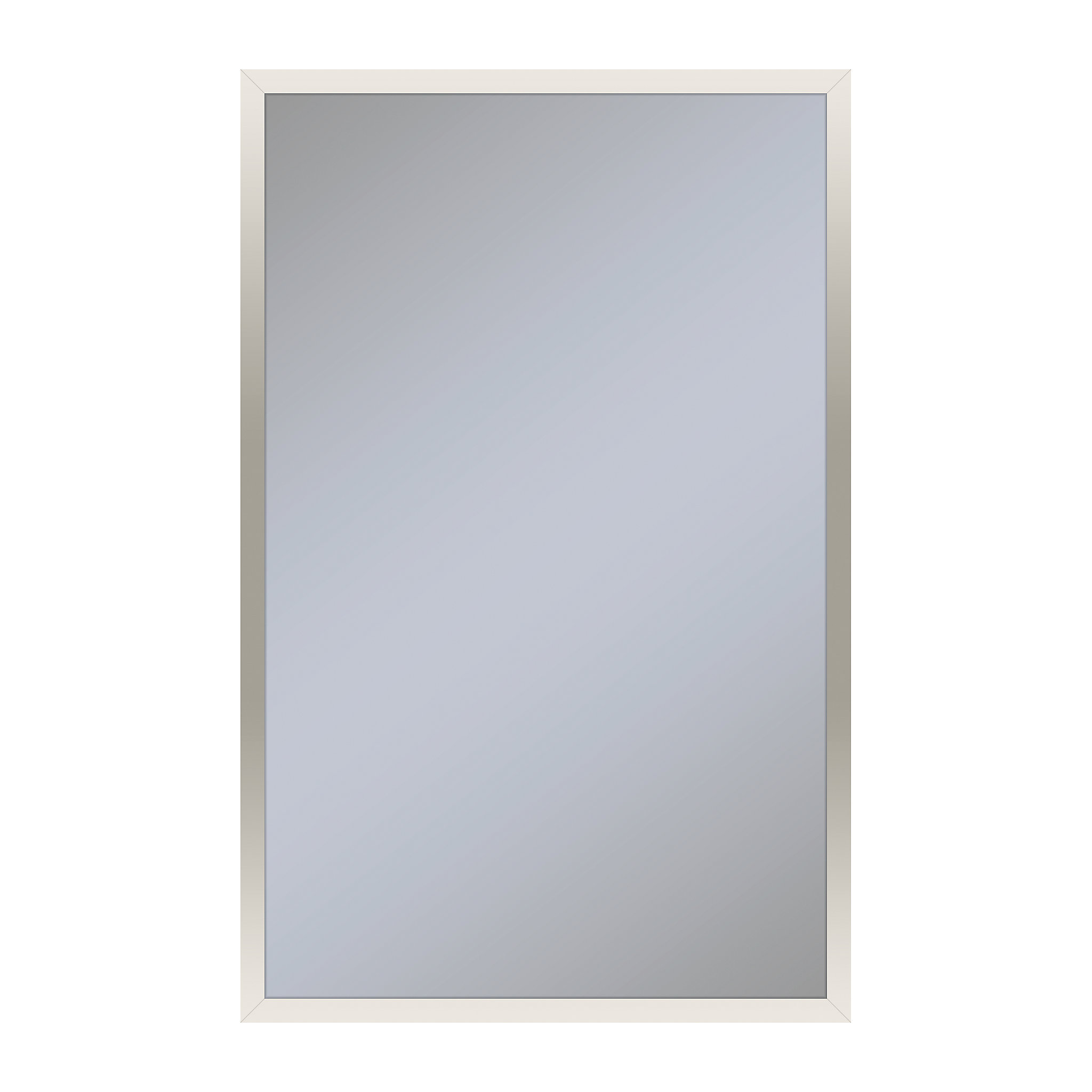 Robern PC2030D6TNN77 Profiles Framed Cabinet, 20" x 30" x 6", Polished Nickel, Non-Electric, Reversible Hinge
