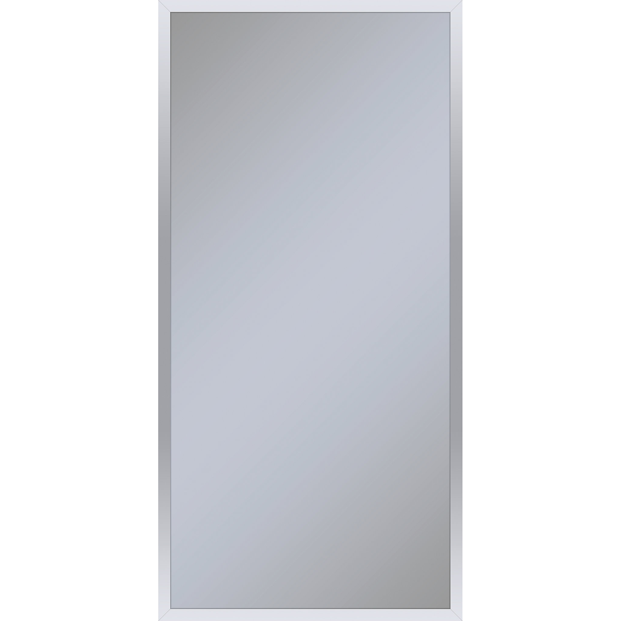 Robern PC2040D4TLE76 Profiles Framed Cabinet, 20" x 40" x 4", Chrome, Electrical Outlet, USB Charging Ports, Left Hinge