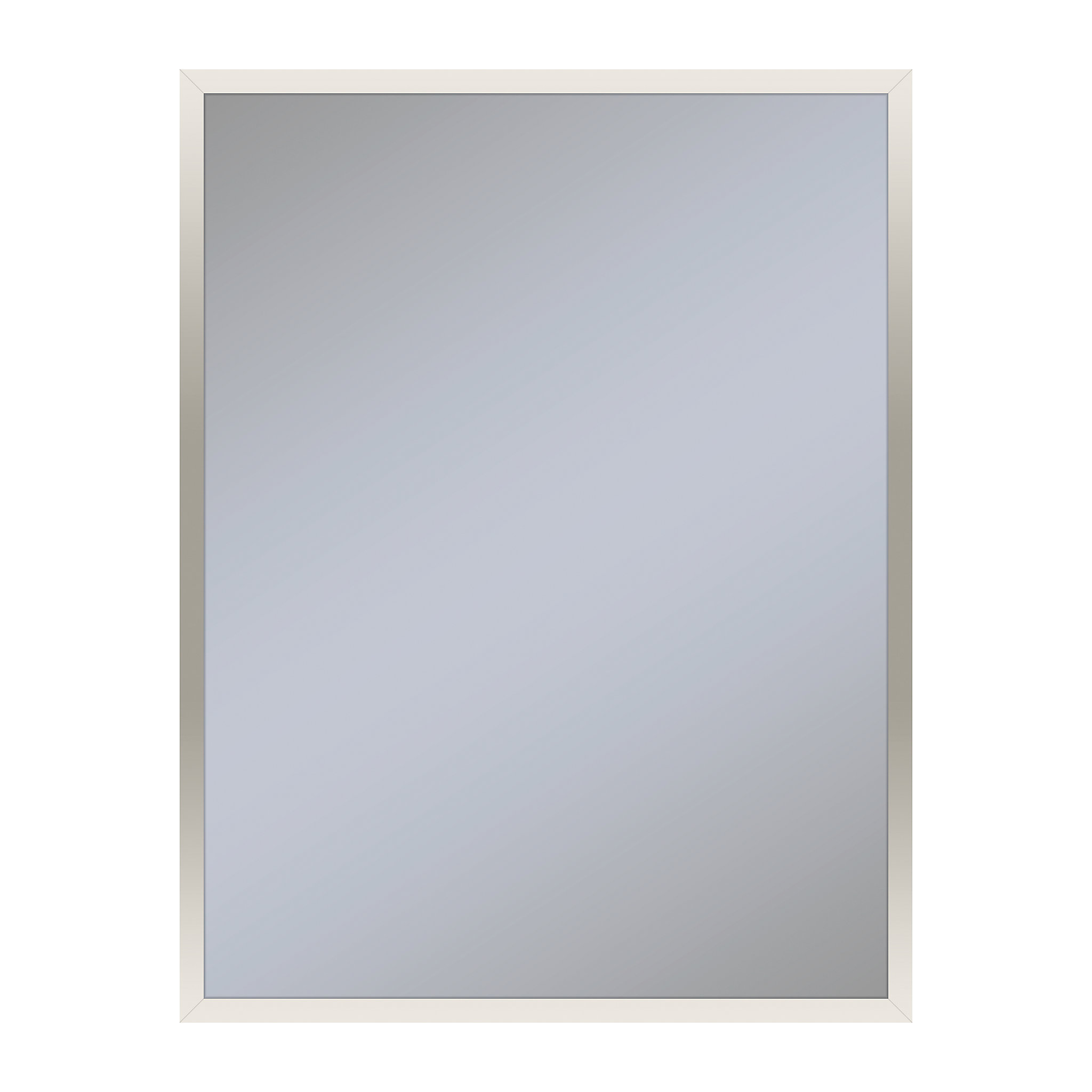 Robern PC2430D6TNN77 Profiles Framed Cabinet, 24" x 30" x 6", Polished Nickel, Non-Electric, Reversible Hinge