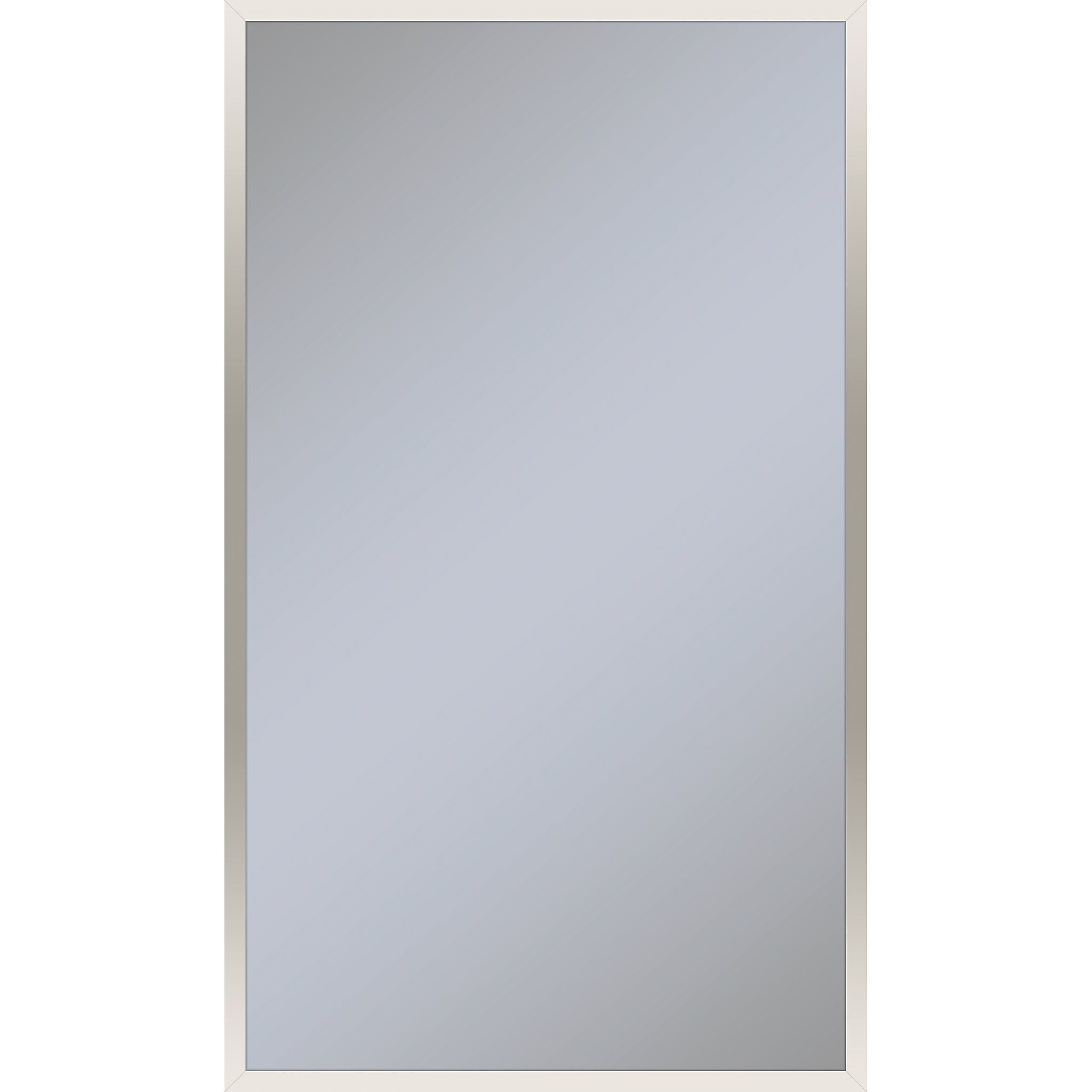 Robern PC2440D4TNN77 Profiles Framed Cabinet, 24" x 40" x 4", Polished Nickel, Non-Electric, Reversible Hinge
