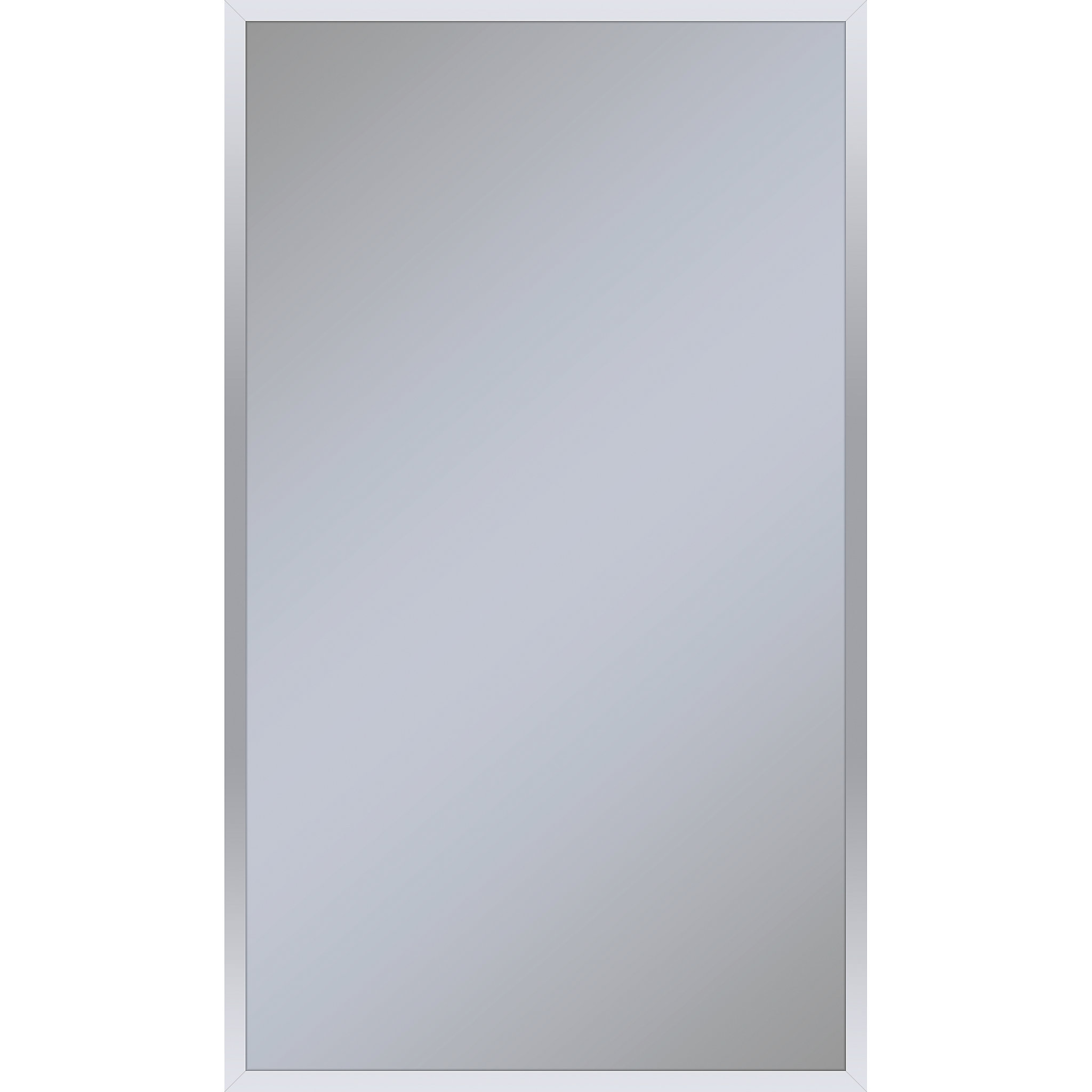 Robern PM2440T76Profiles Framed Mirror, 24" x 40" x 3/4", Chrome