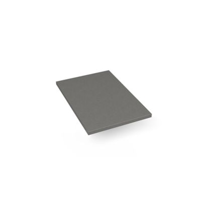 Robern TE13G91 Engineered Stone Vanity Top, 13" x 19" x 3/4", Dry Top, Stone Gray