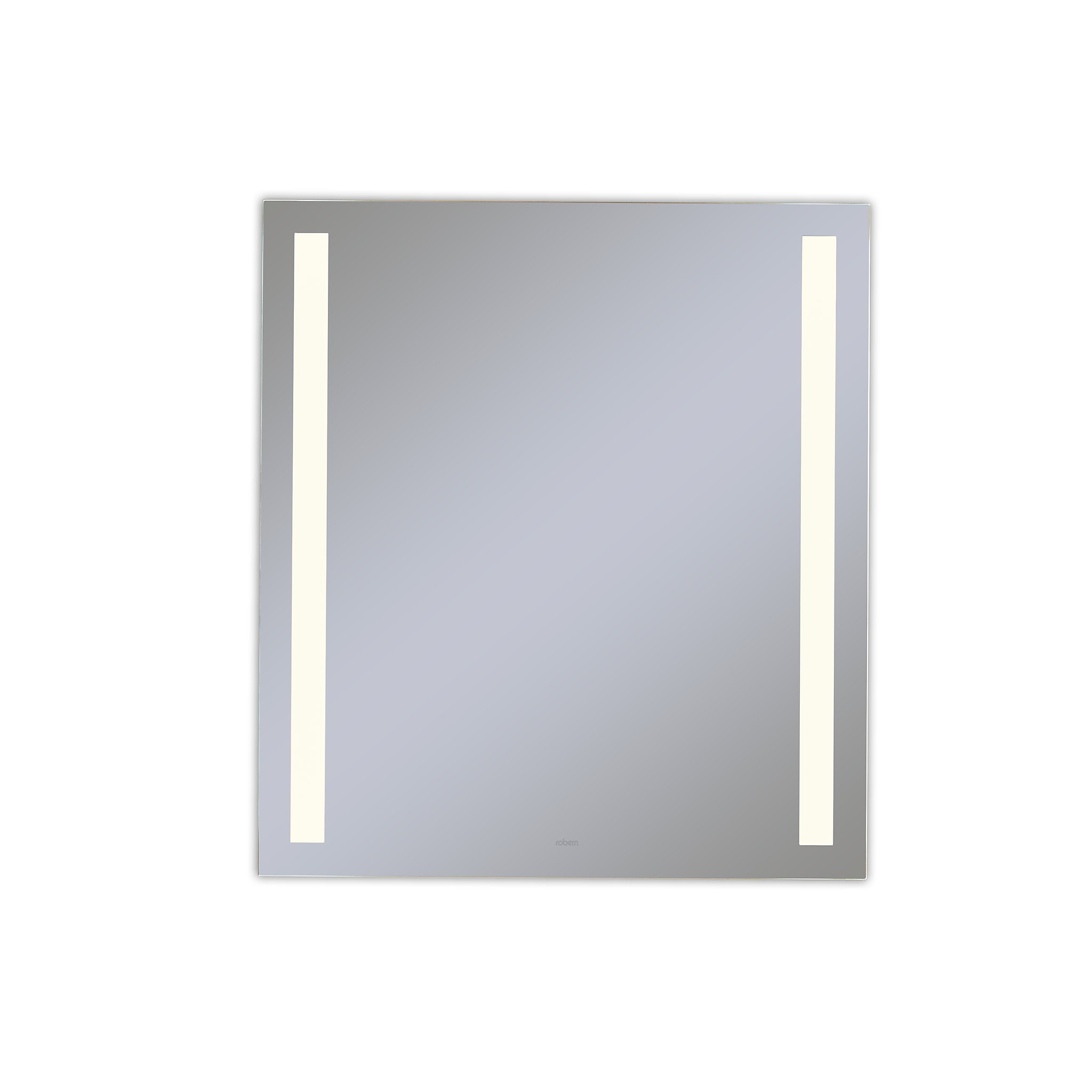 Robern YM2430RCFPD4Vitality Lighted Mirror, 24" x 30" x 1-3/4", Rectangle, Column Light Pattern, 4000K Temperature (Cool Light),