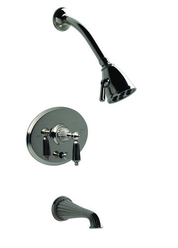 1134LL-TM SANTEC MONARCH PRESSURE BALANCE TUB/SHOWER-TRIM ONLY WITH LL HANDLE - Click Image to Close