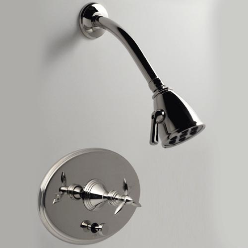 2532XA-TM SANTEC LEAR Single Handle Tub and Shower Valve Trim Only with Cross Style Handles