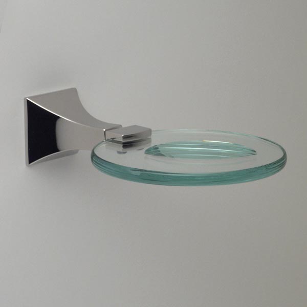 9268ED SANTEC EDO GLASS SOAP DISH - Click Image to Close