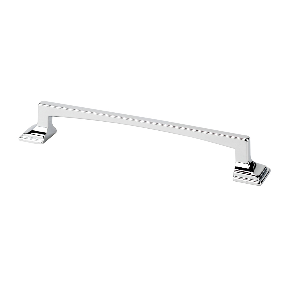 Topex Hardware 9-1335012840 Thin Square Transitional Cabinet Pull 5.03" (C-C) - Chrome